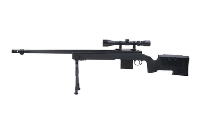 Снайперська гвинтівка MB4416D з оптикою та сошками [WELL]