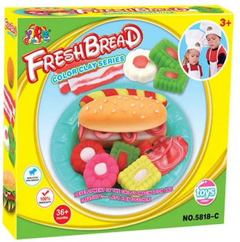 Набір пластиліну Alento Playdough Свіжий хліб Різнобарвний (DOHbread)