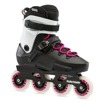 Ролики Rollerblade Twister Edge для жінок (38,5, Черно-розовый)