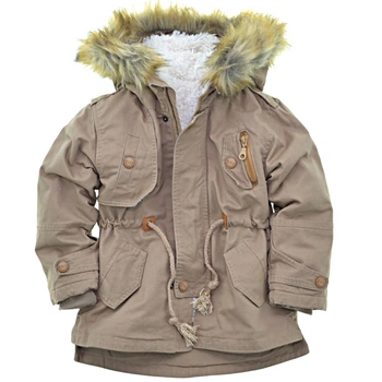 Куртка Парка утеплена зимова для хлопчика Aixinger Wear 2259 116 см Бежевий