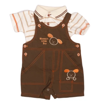 Костюм літній для хлопчика Hawk Kids PA170464 74 см Коричневий
