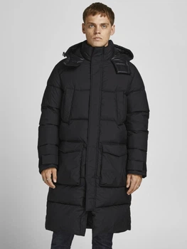 Куртка Jack & Jones JORSTRAD LONG PUFFER LN L Чорний 12192671-Black