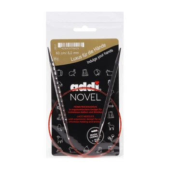 Спицы круговые кубические Addi Novel 6 мм х 60 см 717-7/6-60