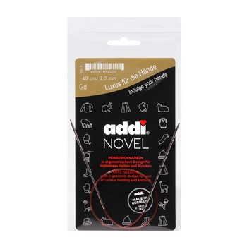 Спицы круговые кубические Addi Novel 2 мм х 40 см 717-7/2-40