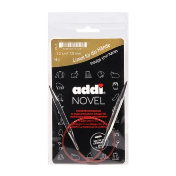 Спицы круговые кубические Addi Novel 7 мм х 40 см 717-7/7-40