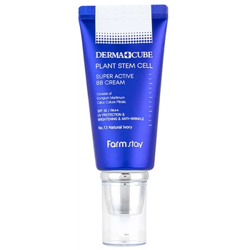 Антивозрастной бб крем Farmstay Dermacube Plant Stem Cell Super Active BB Cream №13 NATURAL IVORY 60 г (8809639174265)