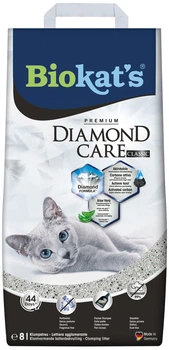 Наполнитель для кошачьего туалета Biokat\'s Dimond Care Classic Бентонитовый комкующий 8 л (4002064613253)