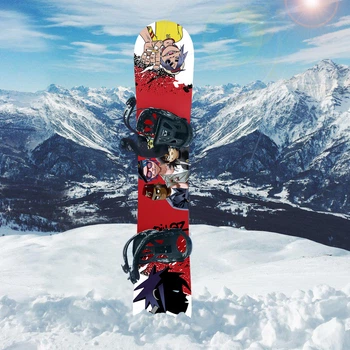 Наклейка на сноуборд Gorillaz