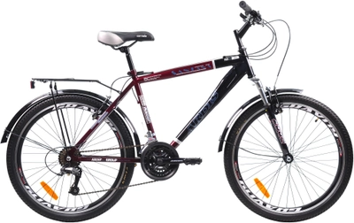 Велосипед Ardis Santana 24" 15" 2020 Черно - бордовый (0709-Б)