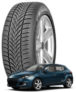 GoodYear UltraGrip Ice 2 205/65 R15 99T XL - Шины Renault Megane III 2008 - 2016