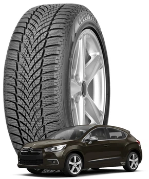 GoodYear UltraGrip Ice 2 215/60 R16 99T XL - Шины Citroën DS4 (рестайлинг) 2010 - 2015