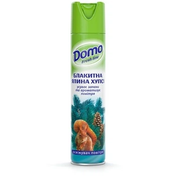 Освежитель воздуха Domo Fresh line Голубая ель Хипси 300 мл