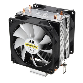 Охолодження процесора Snowman 2Fan 4Pin PWM (DS9225R12H) (1150/1155/775/AM3+/AM4), б/в