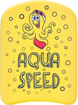 Дошка для плавання Aqua Speed KIDDIE Kickboard Octopus 6897 (186-octopus) 31 x 23 x 2.4 см Жовтий (5908217668974)