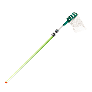 Плодосъемник MasterTool GM ПРОФИ телескопический с мешком 1,5 - 4м, два фиксатора, регулятор наклона мешка, алюм. (Арт.: 14-6804)