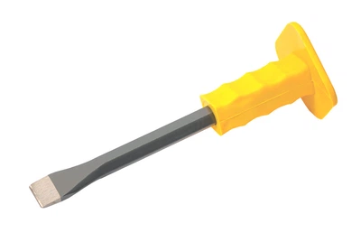 Зубило будівельне Mastertool з захисною ручкою TPR 200х16х22 мм 03-0200