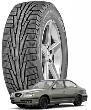 Nokian Nordman RS2 185/65 R15 92R XL - Шины Hyundai Elantra III (XD), IV (HD) 2000 - 2010
