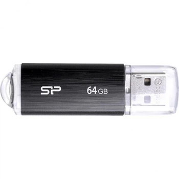 Флеш-накопичувач SiliconPower USB 2.0 Ultima U02 64Gb Black (SP064GBUF2U02V1K)