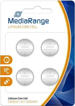 Bateria litowa MediaRange Lithium CR2032 3 V 4 szt. (4260283113385)