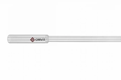 Гардинна палиця Orvit 100 cм Прозора Білі лінії (00-00003744)