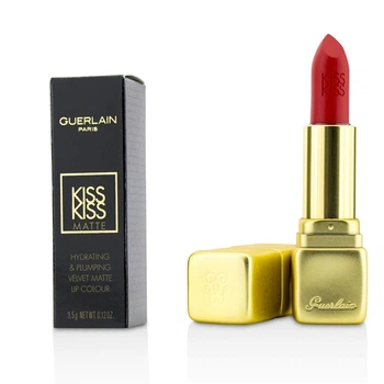 Помада Матовая губная помада Guerlain KissKiss Matte Hydrating Matte Lip Colour 331 Chill Red 3.5 г (3346470424418)