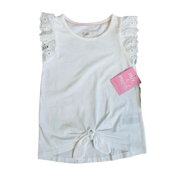 Туника Cynthia Rowley 3/4 года 104 см Белая на завязках