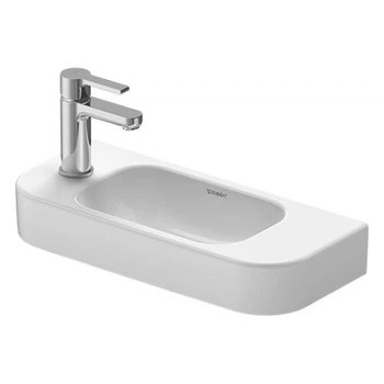 Умывальник подвесной Duravit Happy D.2 без отверстия для смесителя, 50 х 22 см, белый (0711500000)