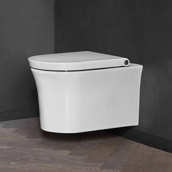 Подвесной унитаз Duravit White Tulip 540x370 овальный, с сидением, белый (2576092000/0027090000)