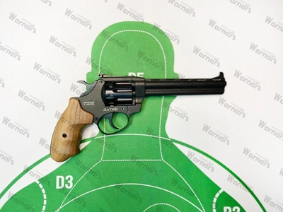 Револьвер під патрон Флобера Safari Walnut RF-461 cal. 4 мм, рукоять з масиву американського горіха