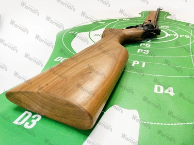 Револьверная винтовка под патрон Флобера Safari Walnut SPORT cal. 4 мм ствол 43 см, приклад и цевьё из массива ореха