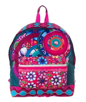 Детский рюкзак для девочки Desigual Испания 46X3055 Разноцветный с цветочками ( 8433937445651)