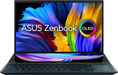 Ноутбук ASUS ZenBook Pro Duo 15 OLED UX582HS-H2902X (90NB0V21-M00920) Celestial Blue + фірмовий рюкзак