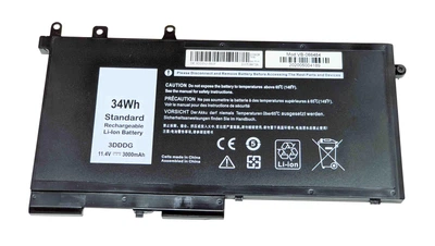 Аккумулятор для ноутбука Dell 3DDDG Latitude E5580 11.4V Black 3000mAh OEM