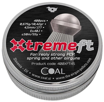 Кулі пневматичні Coal Xtreme HT 4.5 калібр 400 шт. (39840019)