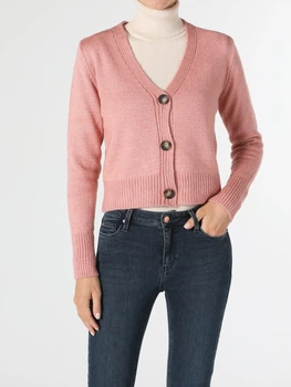 Кардиган в'язаний жіночий Colin's CL1055848PEO L Peach