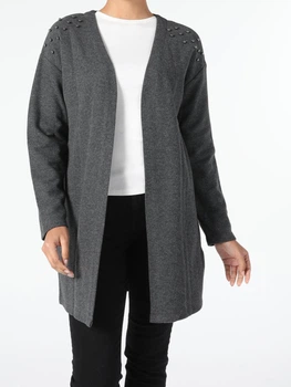 Кардиган в'язаний жіночий Colin's CL1055571ANT S Anthracite