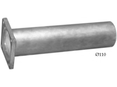 Труба соединительная MAN 506/509/516 80- din 49256 (68.19) Polmostrow алюминизированный