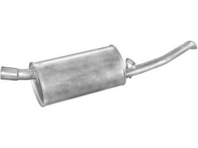 Глушник Opel Corsa A (Opel Corsa A) 1.3S/1.3i/1.4i SDN kat 83-90 (17.115) Polmostrow алюмінієвий