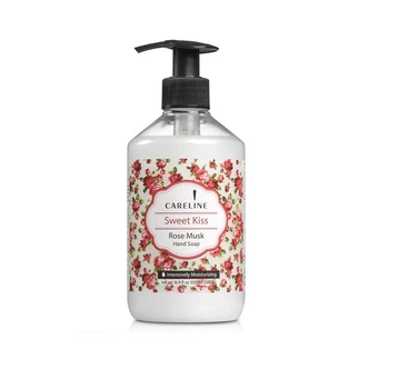 Жидкое мыло с ароматом мускуса и розы Careline Sweet Kiss Musk Rose 500 мл (7290102991792)