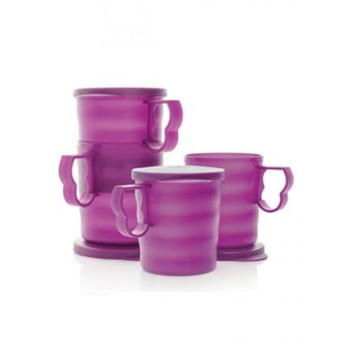 Кружка Tupperware Очарование (набор из 4 шт) 350 мл (И34)