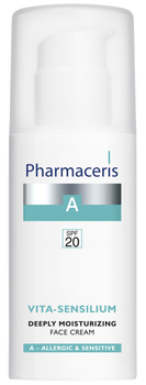 Глубоко увлажняющий крем для лица Pharmaceris A Vita-Sensilium SPF20 50 мл (5900717163317)