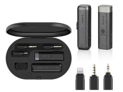 Микрофонная система Boya BY-WM3U 2.4 ГГц Lightning Черный (1010-446-01)