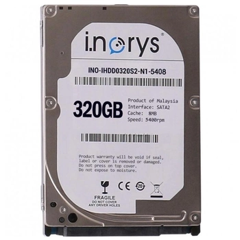Универсальный жесткий диск для компьютера ноутбука i.norys 2,5" 320GB 5400rpm 8MB (F_1311-2540)