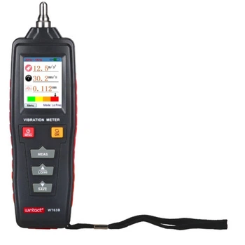 Віброметр 0.1-199.9 м/с² з кольоровим дисплеєм WINTACT WT63B