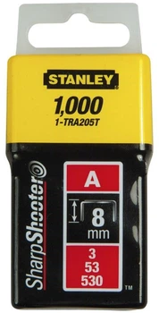 Скоби Stanley A 8 мм 1000 шт. (1-TRA205T)