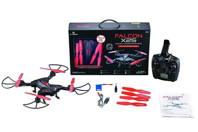 Квадрокоптер Falcon Sky Drones X25 Live Streaming Drone Складний з додатковий акумулятор (FD2500) (B0757QCL9J)