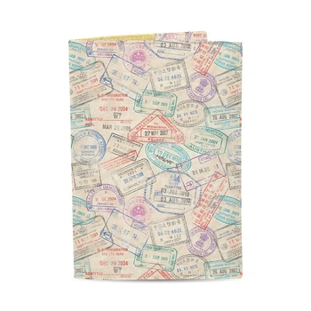 Обкладинка на загранпаспорт, паспорт книжка Just Cover - Штампи 13.5 x 9.5 см