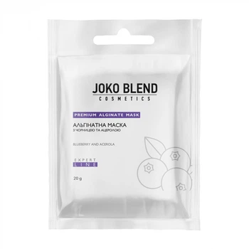 Маска альгінатна з чорницею та ацеролою Joko Blend Premium Alginate Mask 20 гр