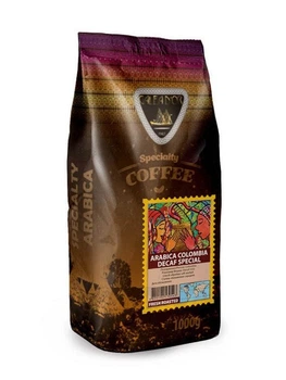 Зернова кава Galeador ARABICA COLUMBIA DECAF, 100% Арабіка, 1 кг.