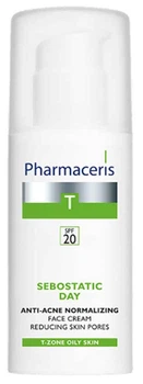 Крем для обличчя Pharmaceris T Sebostatic нормалізуючий матувальний проти акне Spf 20 50 мл (5900717142213)